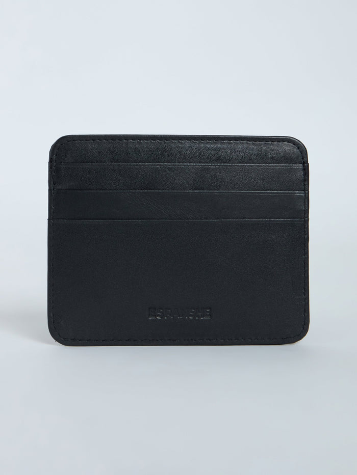 Arctic-7 - Card Holder Leather Wallet - Black