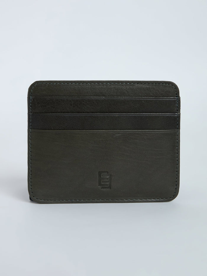 Arctic-7 - Card Holder Leather Wallet - Green