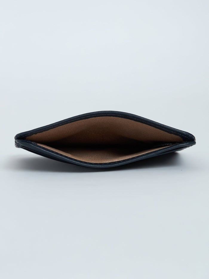 Arctic-7 - Card Holder Leather Wallet - Navy Blue