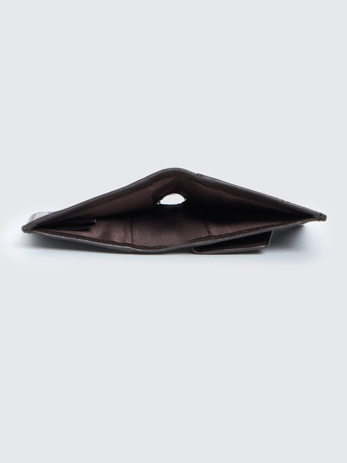 Arctic-8 - Vertical Leather Soft Wallet - Brown