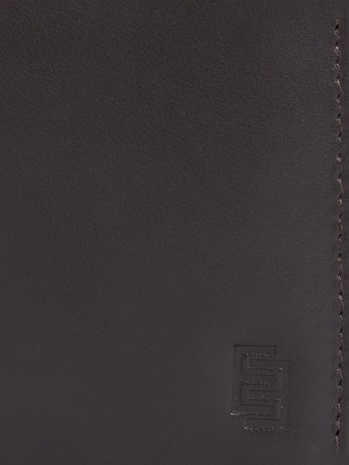 Arctic-8 - Vertical Leather Soft Wallet - Brown