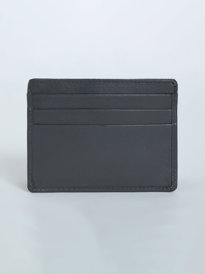 Arctic-9 - Card Holder Leather Zip Wallet - Grey