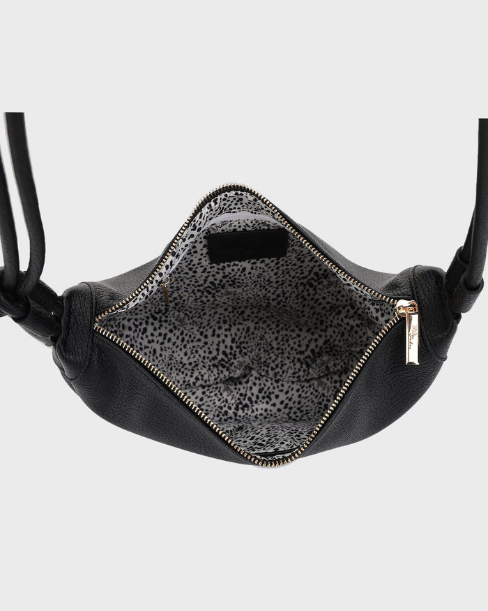 Black $|& Mali + Lili Aria Convertible Sling Bag - Hanger Back