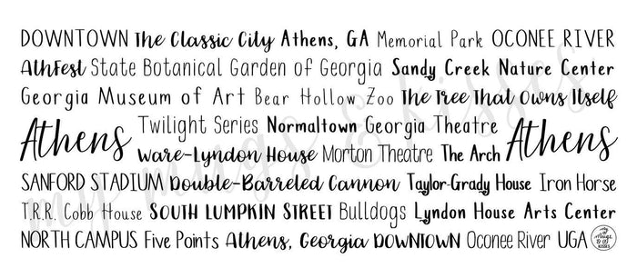 Athens, GA Mug