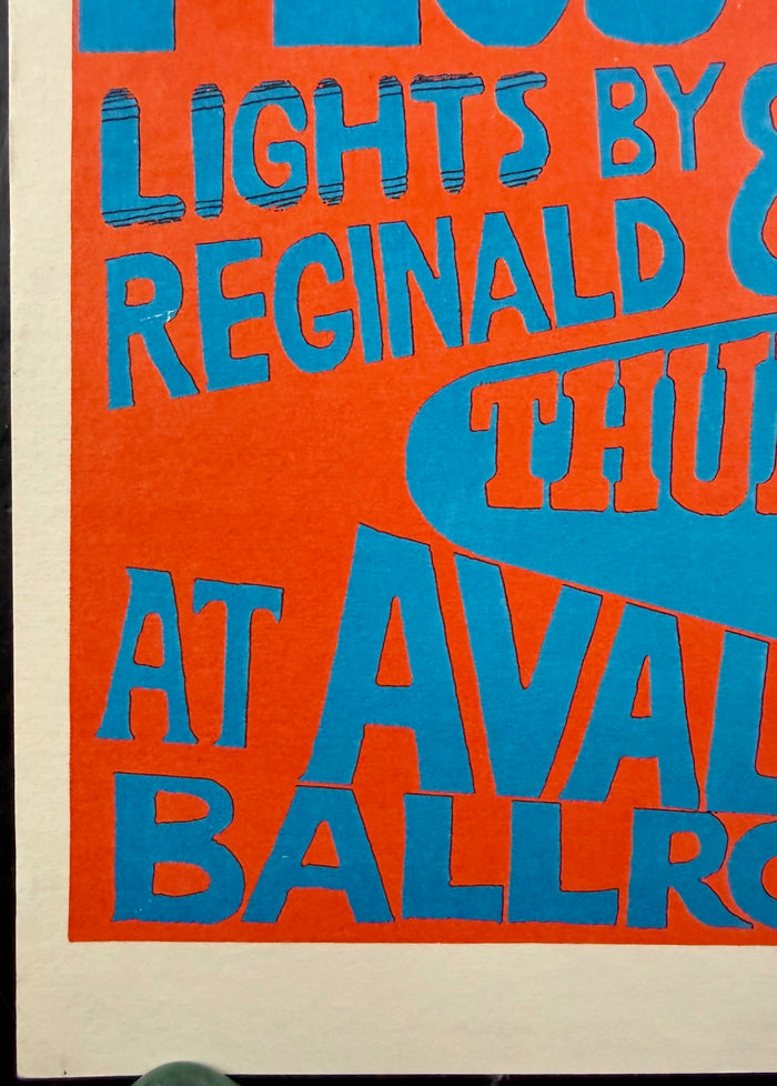 AUCTION - AOR 2.16 - Grateful Dead - Michael McClure - 1966 Poster - Avalon Ballroom - Near Mint Minus - SF Rock Posters & Collectibles