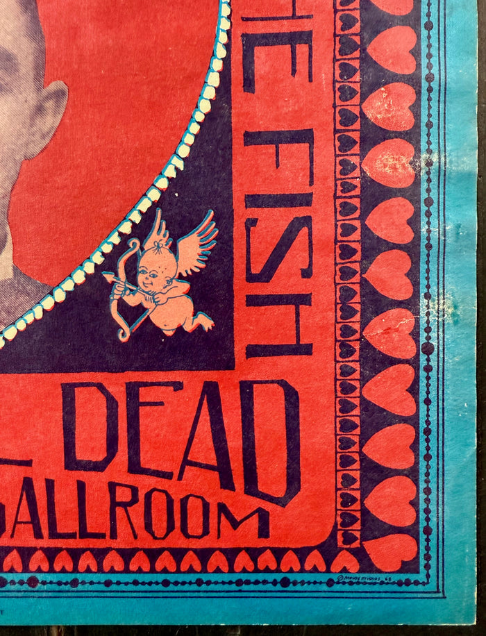 AUCTION - AOR 2.174 - Grateful Dead - "Be Mine" - Stanley Mouse - 1968 Poster - Carousel Ballroom - Excellent