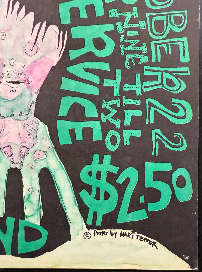 AUCTION - AOR 2.205 - Grateful Dead - Big Brother Janis Joplin - Mari Tepper - 1967 Poster - Winterland - Excellent