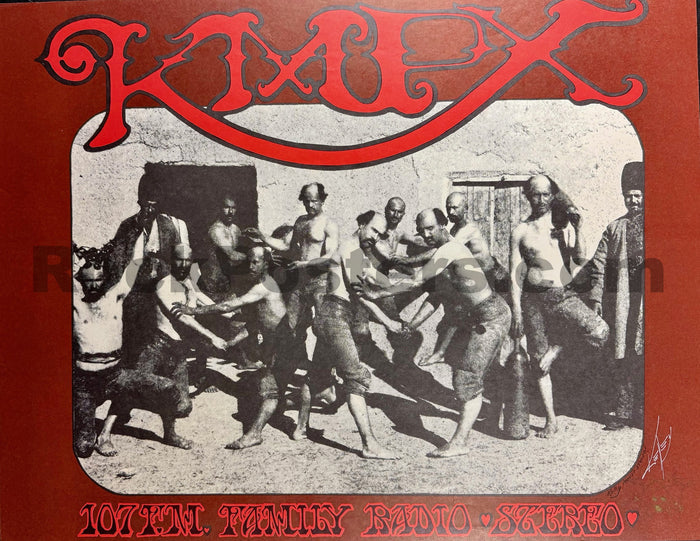 AUCTION - AOR 2.259 - KMPX Radio Promotion - Mouse & Kelley Signed 1967 Poster - Near Mint Minus - SF Rock Posters & Collectibles