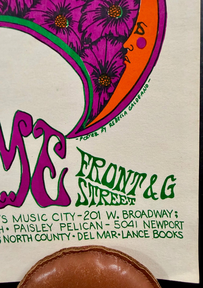 AUCTION -  AOR 3.98 - Velvet Underground - 1968 Poster - Hippodrome San Diego -  Excellent - SF Rock Posters & Collectibles