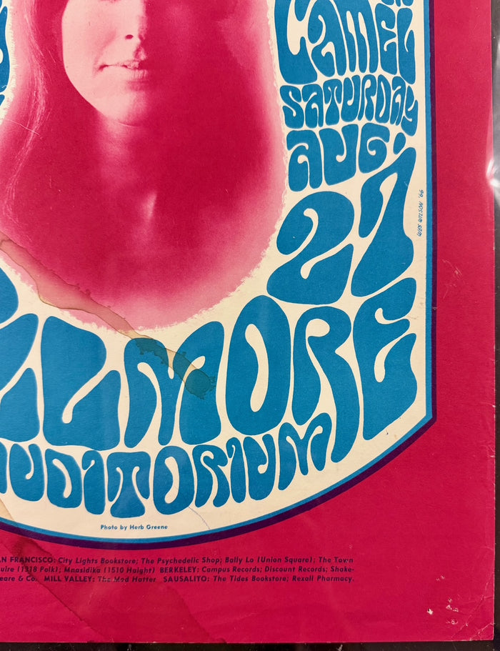 AUCTION - BG-25 - 13th Floor Elevators - Wes Wilson - 1966 Poster - Fillmore Auditorium - CGC Graded 3.0 - SF Rock Posters & Collectibles