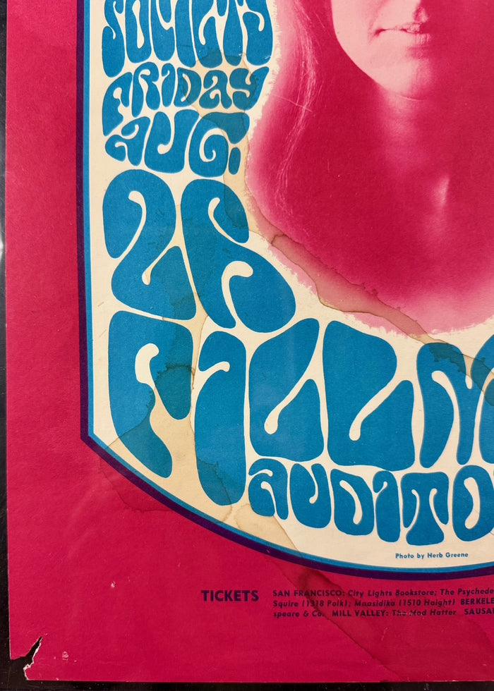 AUCTION - BG-25 - 13th Floor Elevators - Wes Wilson - 1966 Poster - Fillmore Auditorium - CGC Graded 3.0 - SF Rock Posters & Collectibles