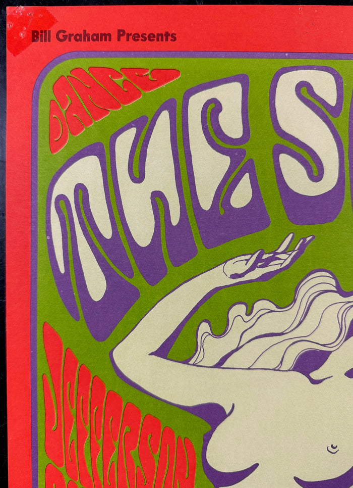AUCTION - BG-29 - Jefferson Airplane - Wes Wilson - 1966 Poster - Fillmore/Winterland - Excellent - SF Rock Posters & Collectibles