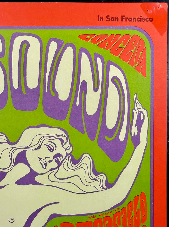 AUCTION - BG-29 - Jefferson Airplane - Wes Wilson - 1966 Poster - Fillmore/Winterland - Excellent - SF Rock Posters & Collectibles