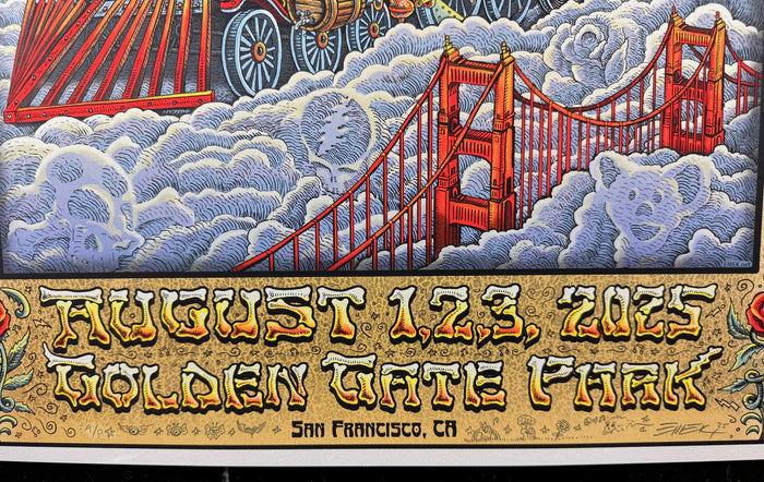 AUCTION - Dead & Company - San Francisco '25 - Artist Proof Edition - Emek - Mint