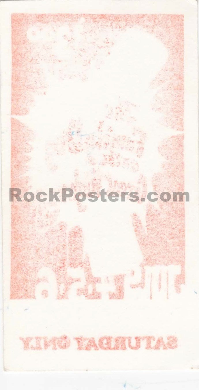 AUCTION - Family Dog - Flying Burrito Brothers - Gram Parsons - 1969 Ticket - Great Highway - Near Mint Minus - SF Rock Posters & Collectibles