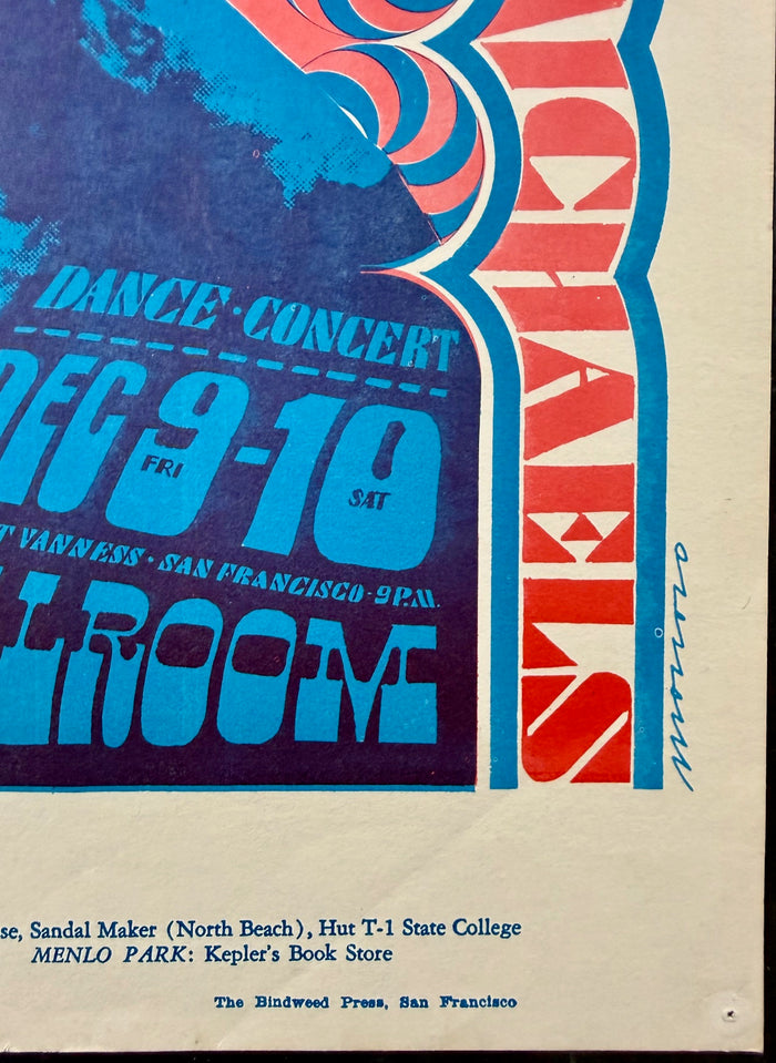 AUCTION - FD-38 - Big Brother Janis Joplin - Victor Moscoso - 1966 Poster - Avalon Ballroom - Excellent - SF Rock Posters & Collectibles