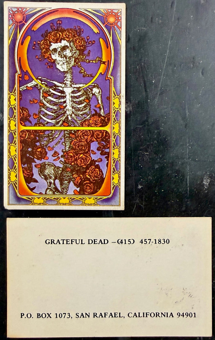 AUCTION - Grateful Dead - 70s & 80s Business Cards (5) - Near Mint Minus - SF Rock Posters & Collectibles