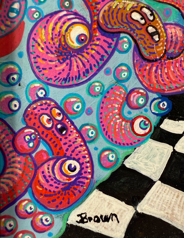 AUCTION - Hangover in Heck '23 - Painting - Emek/Jason Brown - Mint - SF Rock Posters & Collectibles