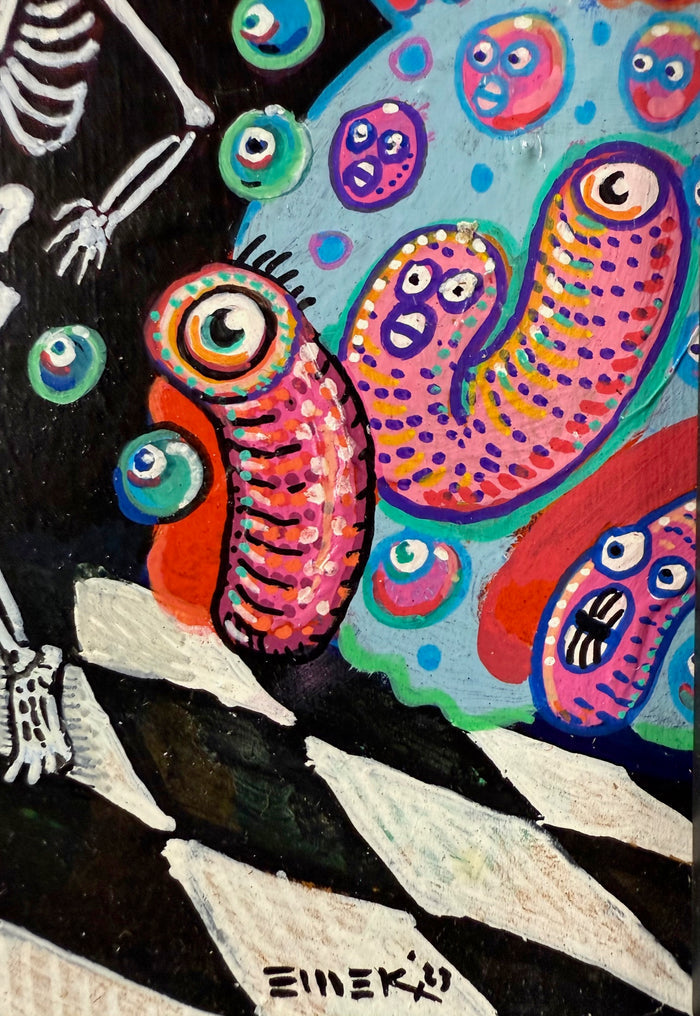 AUCTION - Hangover in Heck '23 - Painting - Emek/Jason Brown - Mint - SF Rock Posters & Collectibles