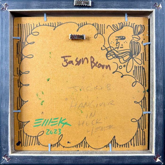 AUCTION - Hangover in Heck '23 - Painting - Emek/Jason Brown - Mint - SF Rock Posters & Collectibles