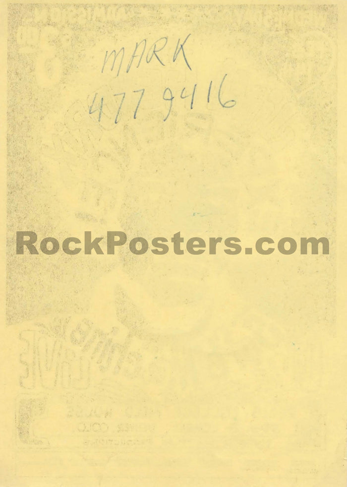 AUCTION - Jimi Hendrix - 1968 Handbill - Denver, CO - Excellent - SF Rock Posters & Collectibles
