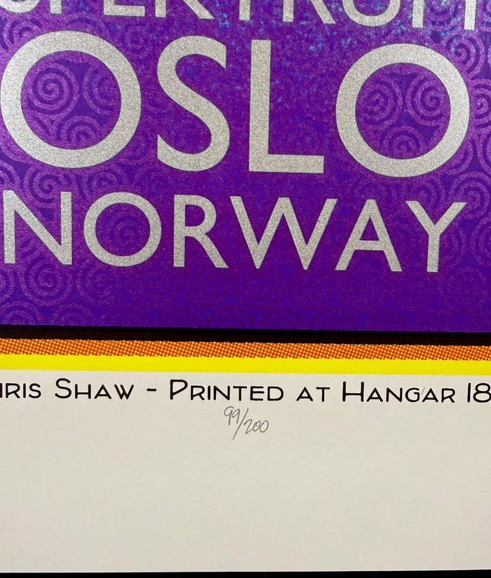 AUCTION - Pearl Jam - Oslo '12 - Sperry/Shaw - Near Mint Minus - SF Rock Posters & Collectibles