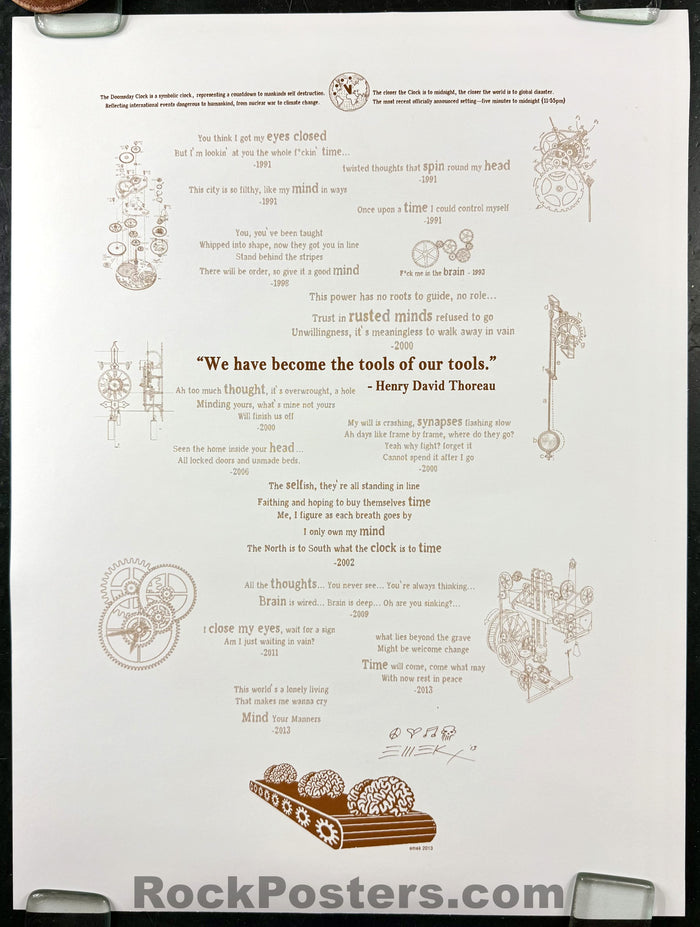 AUCTION - Pearl Jam - Portland '13 - Artist Proof Edition - Emek - Mint