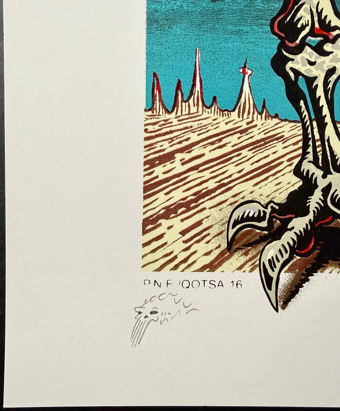 AUCTION - Queens of the Stone Age - Athens '03 - 1st Edition - Emek  - Near Mint Minus - SF Rock Posters & Collectibles