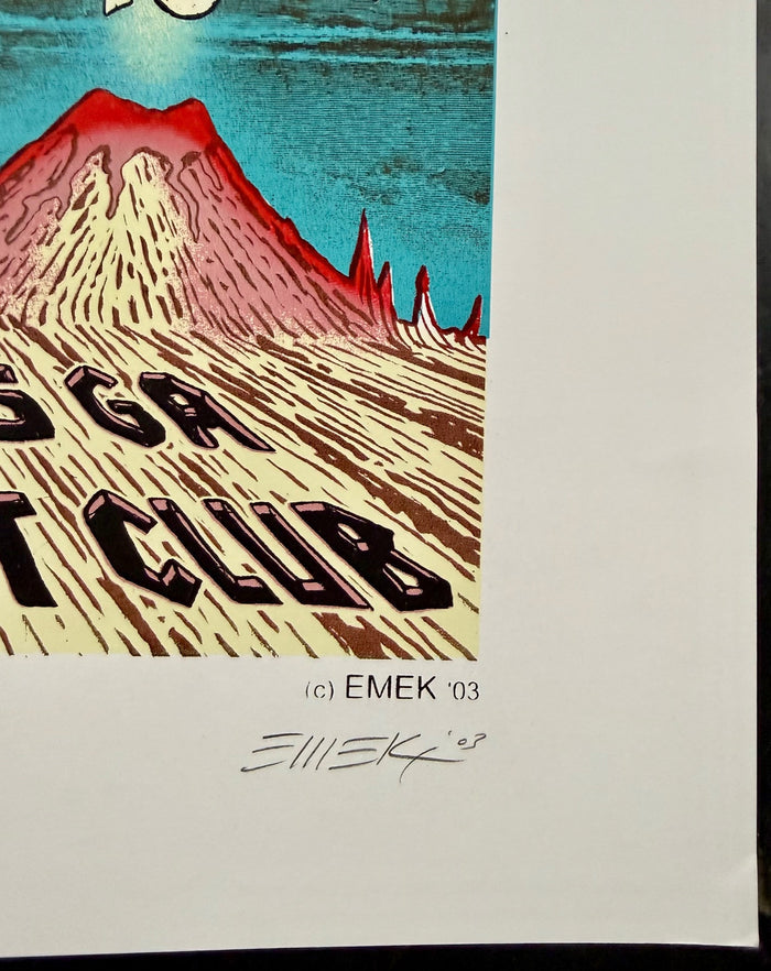 AUCTION - Queens of the Stone Age - Athens '03 - 1st Edition - Emek  - Near Mint Minus - SF Rock Posters & Collectibles