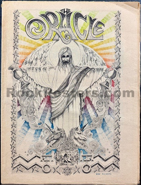 AUCTION - The Oracle - Rick Griffin Cover - 1967 Underground Newspaper - Excellent - SF Rock Posters & Collectibles