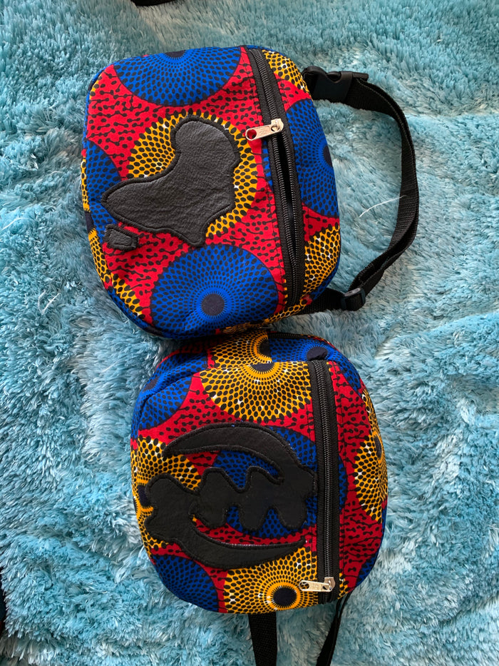 Authentic handmade African print waist bags - K.D.Kollections Store
