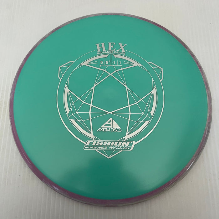 Seafoam/Swirly Purple & White Rim/176g 10