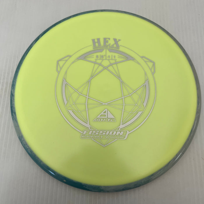 Yellow/Swirly Teal Rim/178g 11