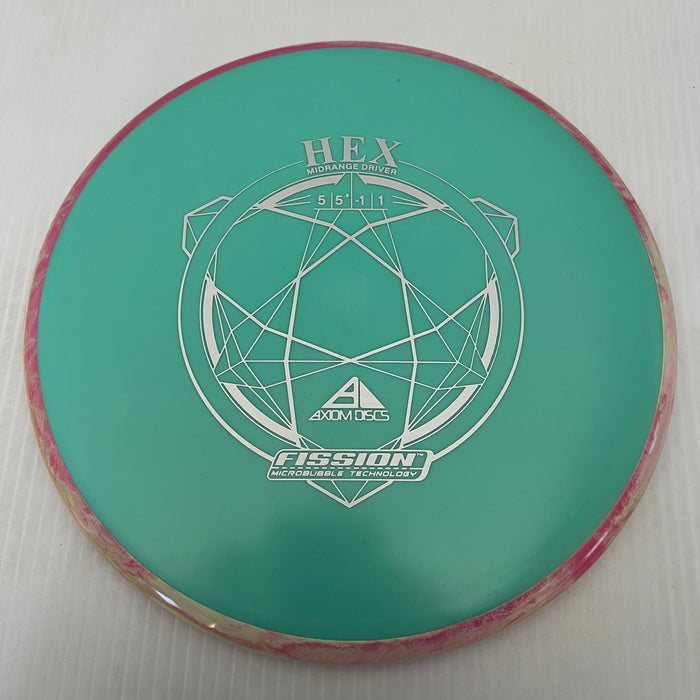 Seafoam/Swirly Pink & Yellow Rim/176g 16