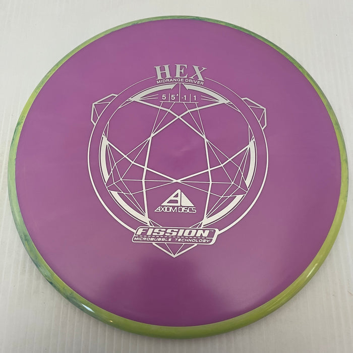 Lavender/Swirly DayGlo Rim/178g 17