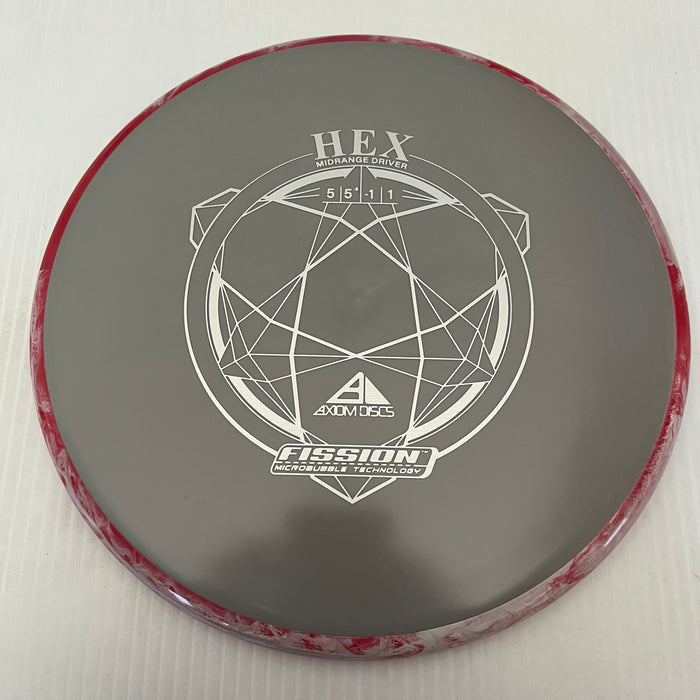 Grey/Swirly Red & White Rim/176g 19