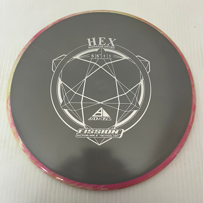 Grey/Swirly Yellow & Pink Rim/178g 35
