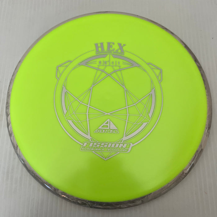 DayGlo/Swirly White & Grey Rim/177g 37