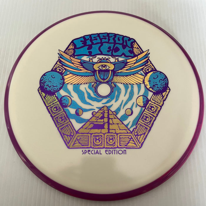 White/Swirly Purple Rim/176g 13
