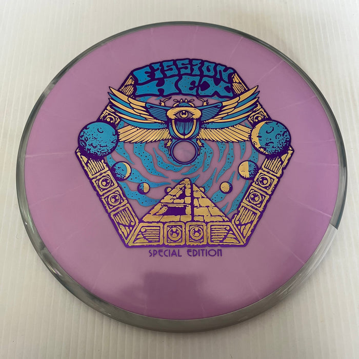Lavender/Swirly Grey Rim/161g 19