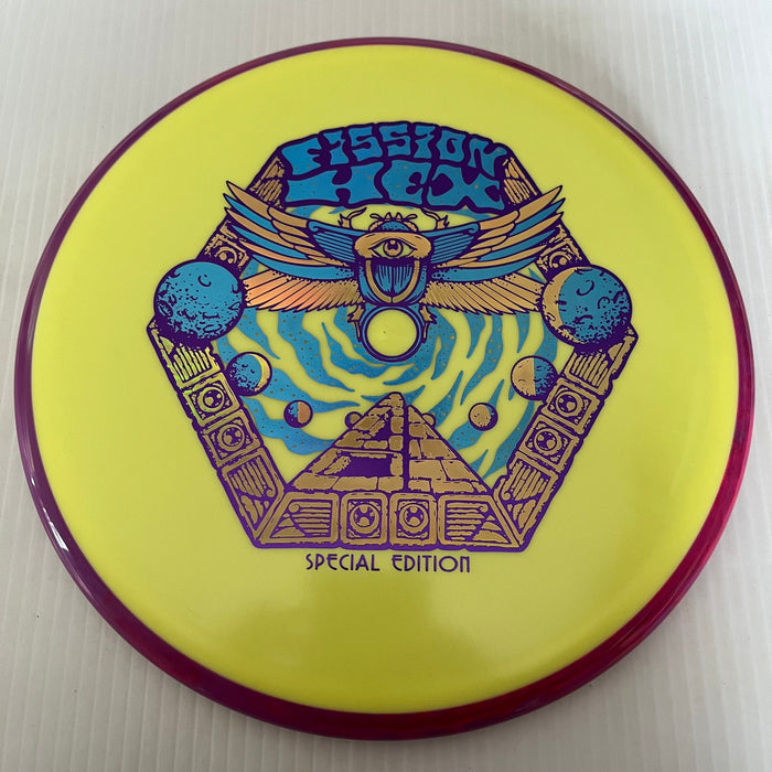 Yellow/Swirly Purple Rim/168g 7
