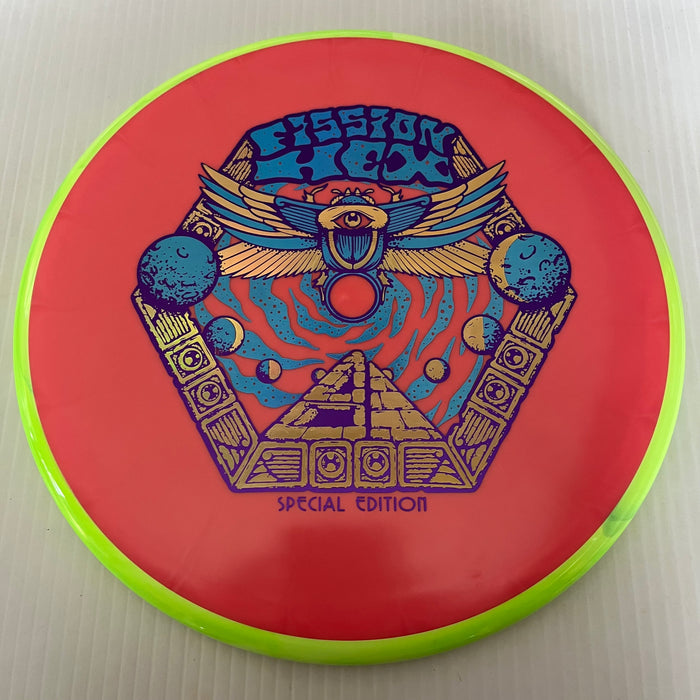 Salmon/Bright Green Rim/156g 8