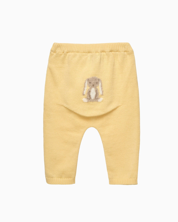 Lapinou Leggings Baby Bunny Leggings in Lemon