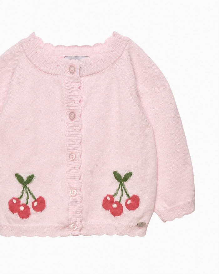 Lapinou Cardigan Baby Cherry Cardigan