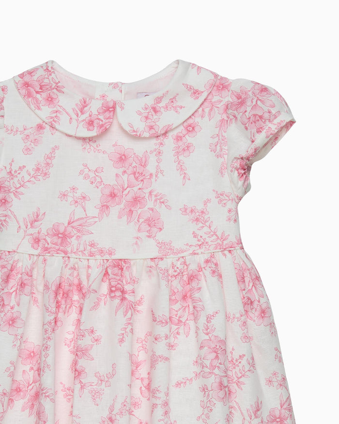 Confiture Dress Baby Kate Floral Linen Dress