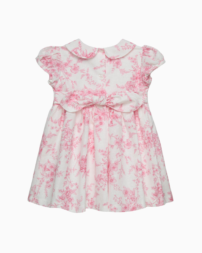 Confiture Dress Baby Kate Floral Linen Dress