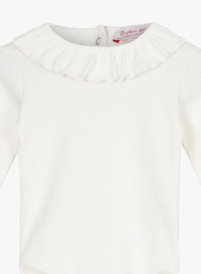 Confiture Body Little Long Sleeved Grace Willow Body in Winter White