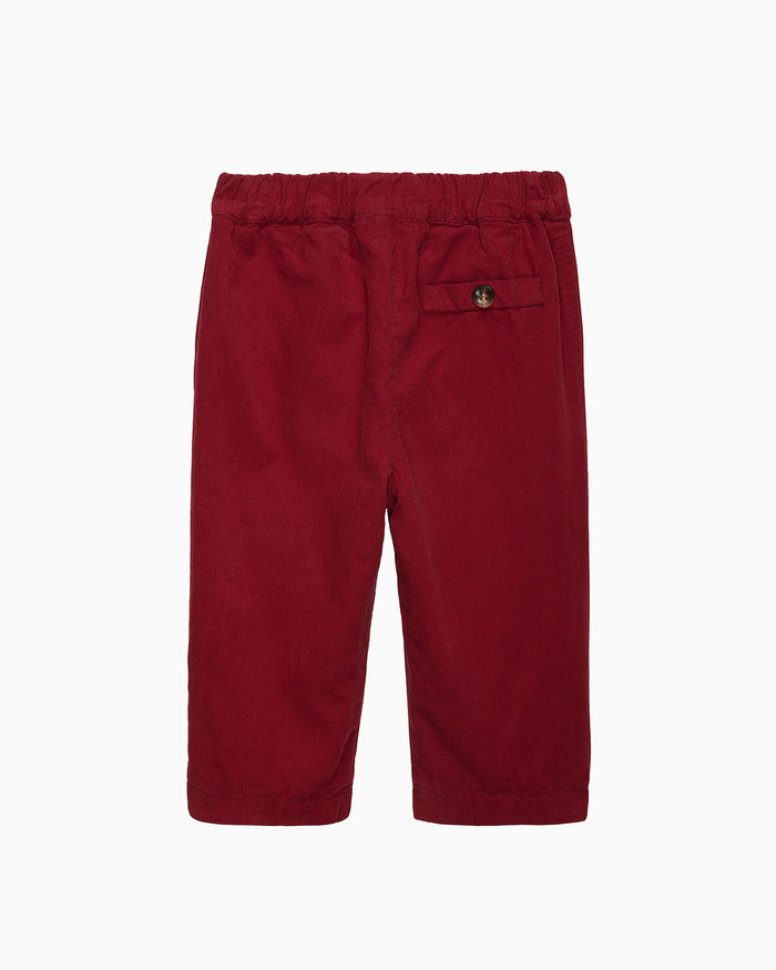 Chelsea Clothing Company Trousers Baby Rafferty Cord Trousers in Red