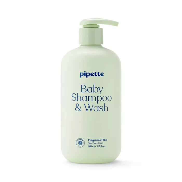 Pipette - Baby Shampoo + Wash sin fragancia 2 en 1 piel sensible