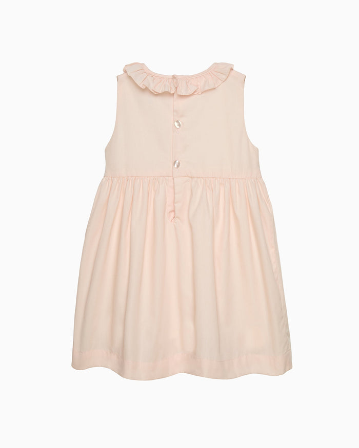 Lily Rose Dress Baby Sleeveless Willow Rose Hand Smocked Dress